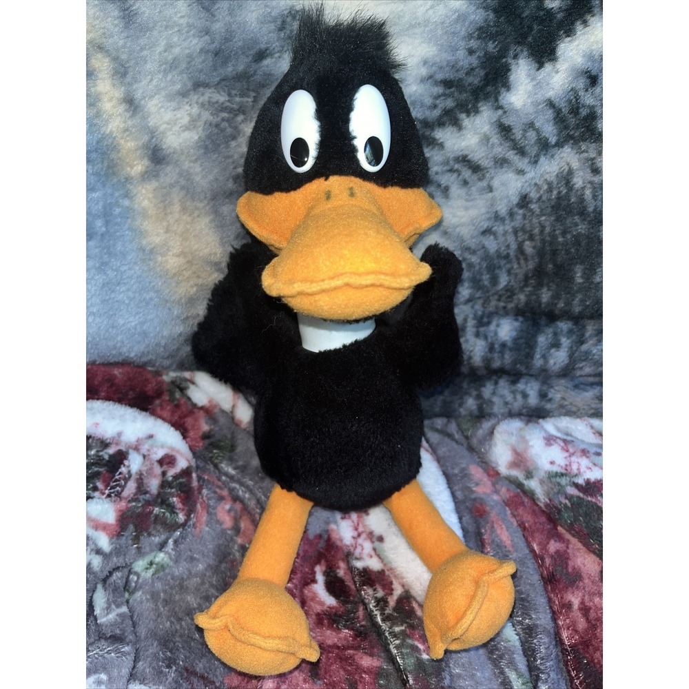 1993 Daffy Duck Plush Stuffed Animal Warner Bros Characters 11" Mighty Star